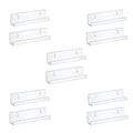 2/4/6/8/10 pcs Transparent Record Shelf Stand Wall Mounted Record Holder For Vin