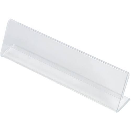 Acrylic Office Desktop Sign Display Name Price Business Card Label Nameplate Tab