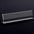 Acrylic Office Desktop Sign Display Name Price Business Card Label Nameplate Tab