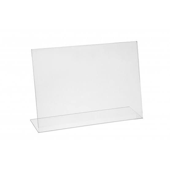 A4 Landscape acrylic Leaflet brochure holder for desktop