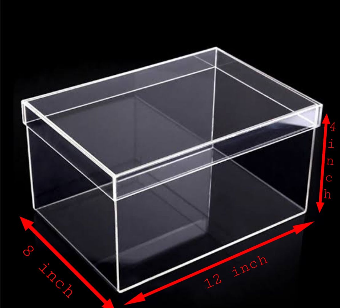 Transparent Box For Shoes 3mm thickness