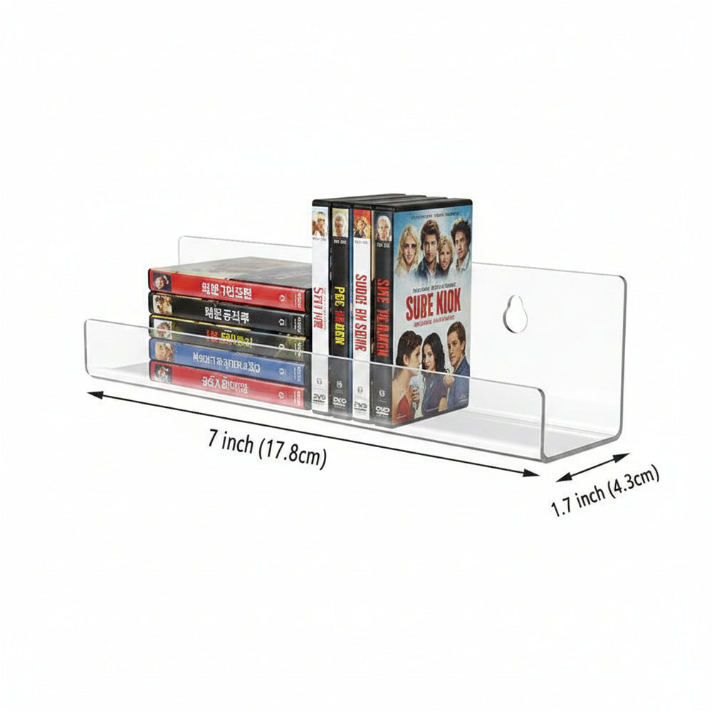 2/4/6/8/10 pcs Transparent Record Shelf Stand Wall Mounted Record Holder For Vin