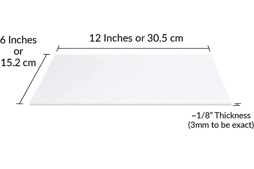 Acrylic sheet 3mm transparent 12"*6"