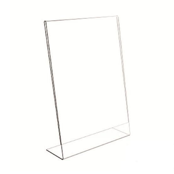 L type A4 paper flyer holder leaflet display stand