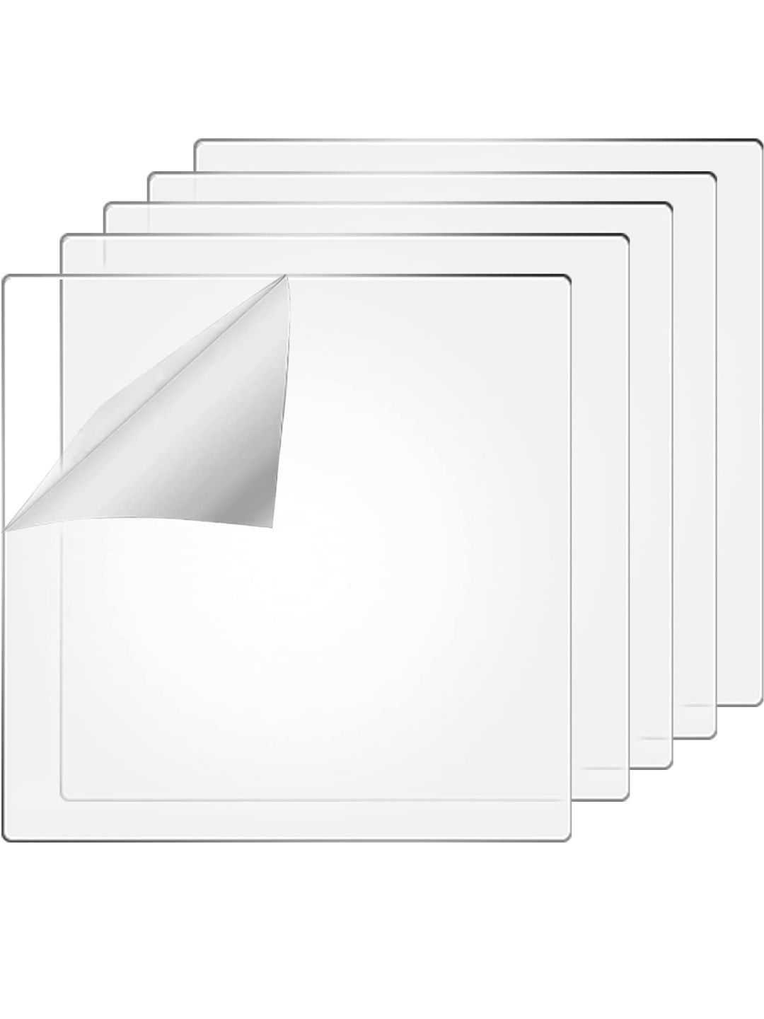 Acrylic sheet 3mm - transparent 6"*6"