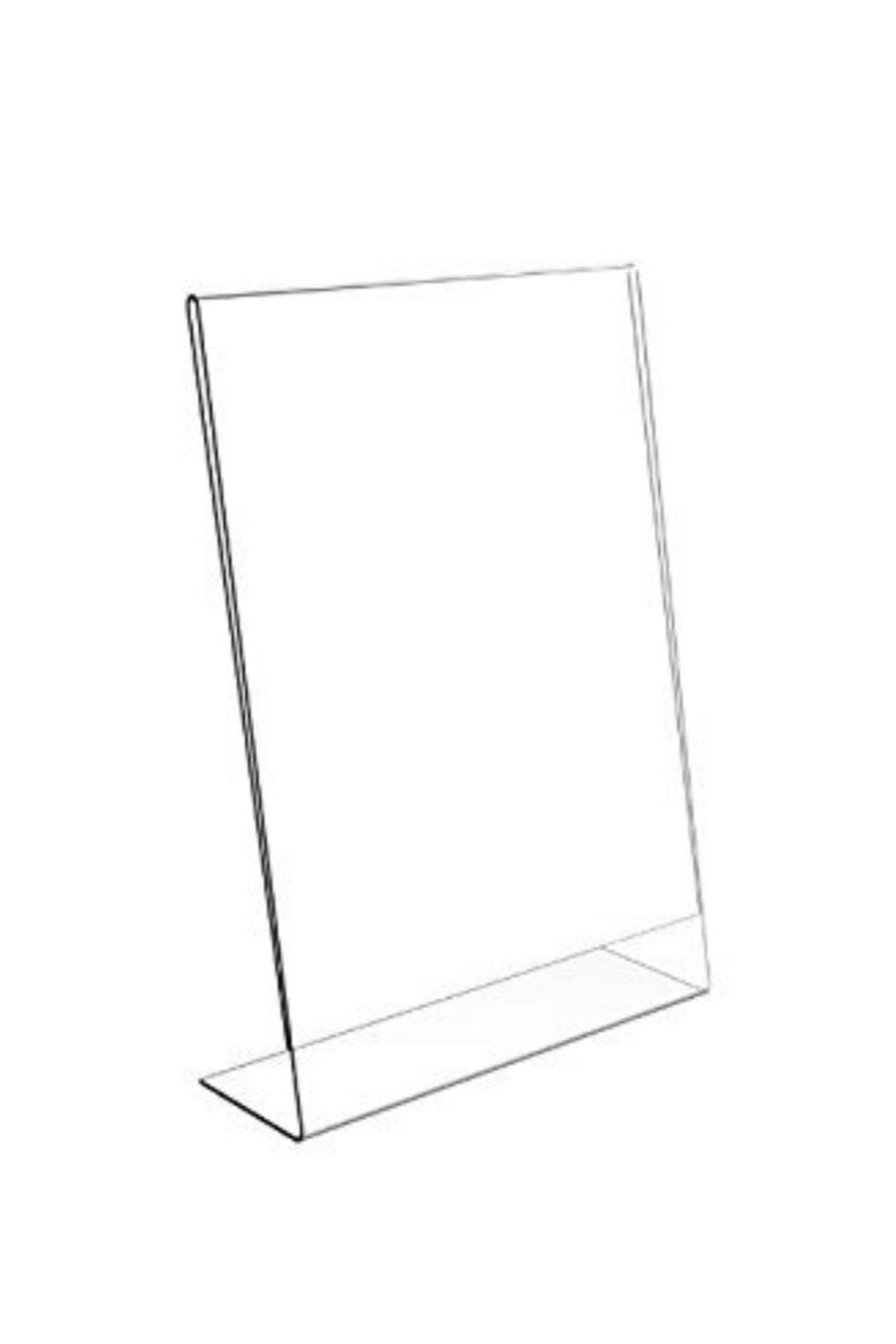 Desktop QR code stand brochure stand Leaflet display stand for desktop 8"x6" Men