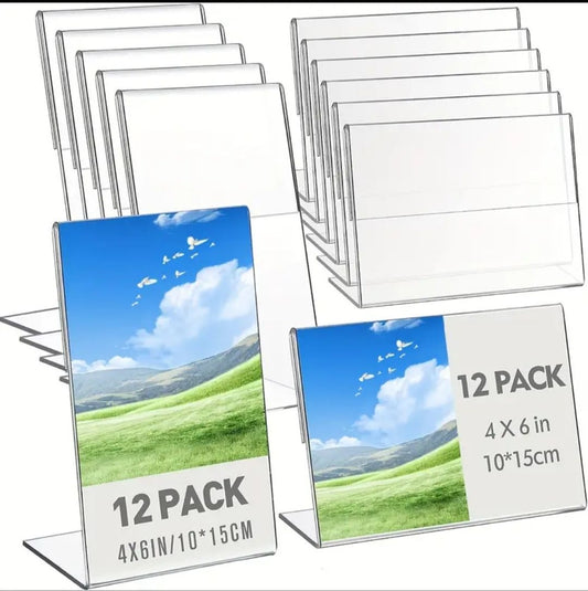 4pcs Modern Acrylic Photo Frame