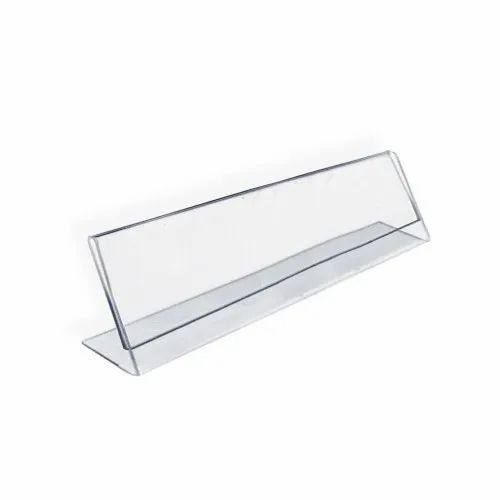 Acrylic Office Desktop Sign Display Name Price Business Card Label Nameplate Tab